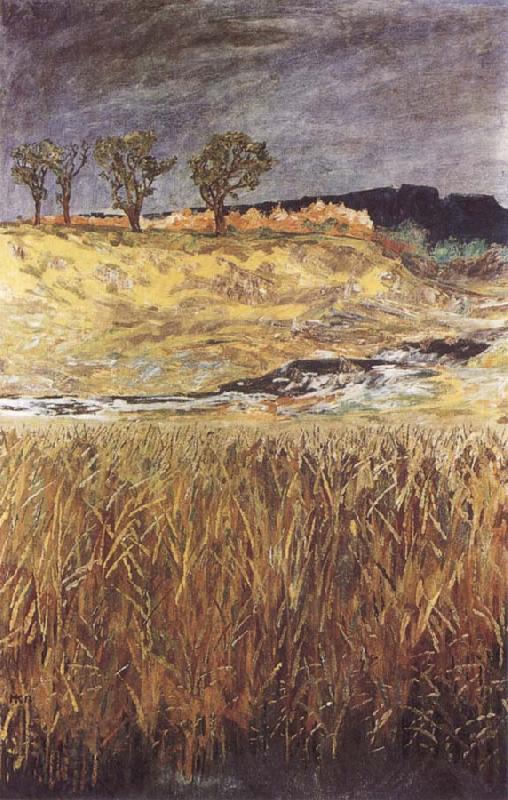Max Klinger Landscape at the Unstrut China oil painting art